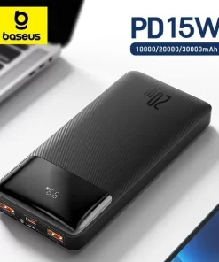 Alternative view of Pin sạc dự phòng Baseus Bipow Digital Display Power Bank (15W/20W, USB*2+Type C, LED Display, 2 Way Fast charge, 2023 New upgrade Edition) Thương hiệu: BASEUS Mã hàng: LVA020-1K-15   Tình trạng: Còn hàng